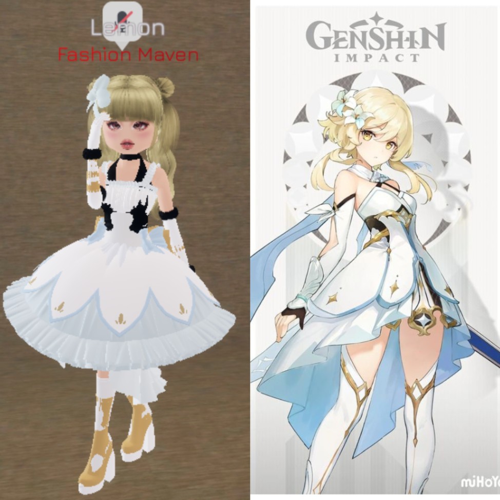 Lumine Genshin Impact cosplay by ccuaregreat | Dress to Impress Outfit