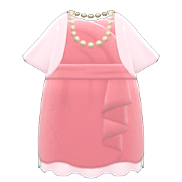 pink dress animal crossing new horizons Pintuck-pleated dress (New Horizons) - Animal Crossing Wiki