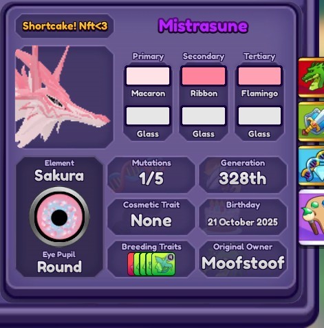 Mistrasune Color Mistrasune - Roblox Dragon Adventures Trade | Traderie
