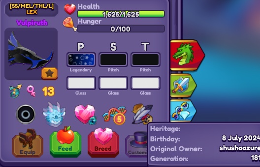 Vulprith Vulpiruth - Roblox Dragon Adventures Trade | Traderie
