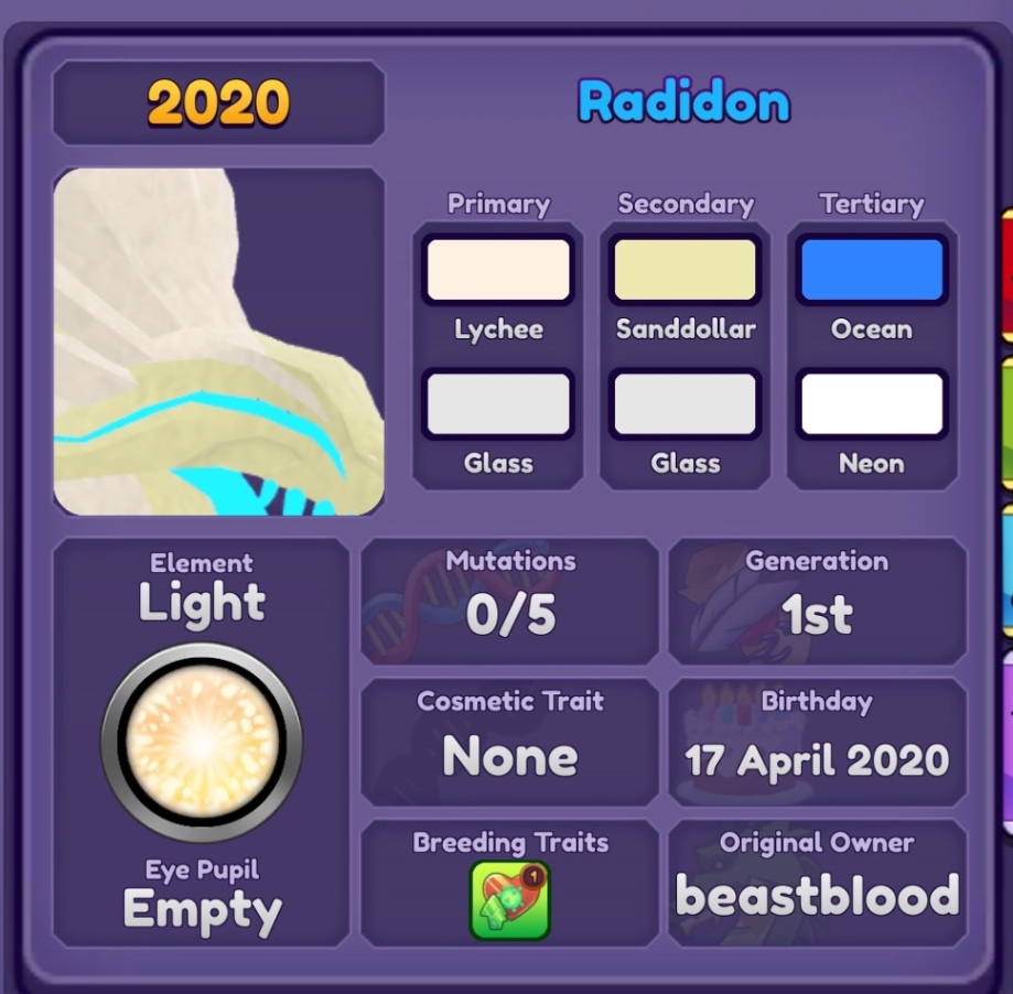 Radidon - Roblox Dragon Adventures Trade | Traderie