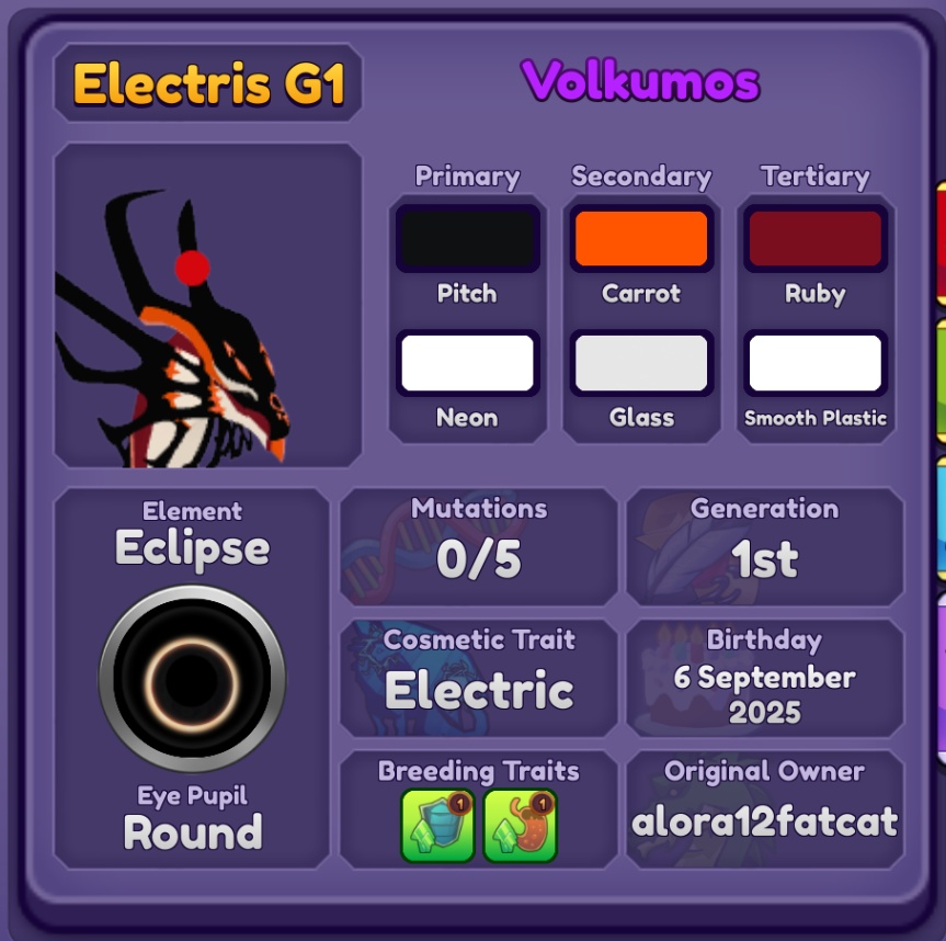 Volkumos - Roblox Dragon Adventures Trade | Traderie