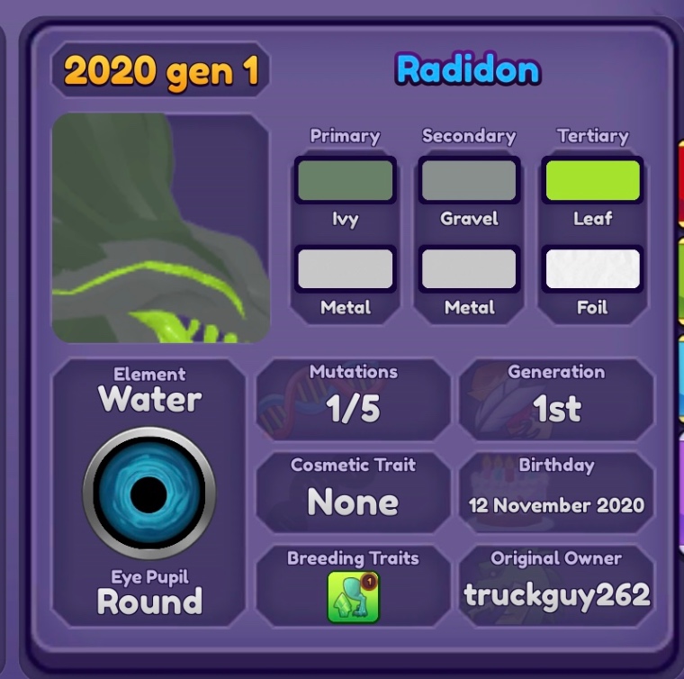 Radidon - Roblox Dragon Adventures Trade | Traderie