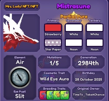 Mistrasune Color Mistrasune - Roblox Dragon Adventures Trade | Traderie
