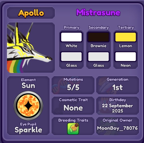 Mistrasune Color Mistrasune - Roblox Dragon Adventures Trade | Traderie