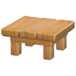 Rectangular Pokemon Table Wooden Table - Pokemon Pokopia Trade | Traderie