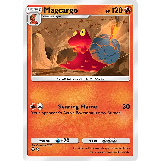 magcargo pokemon card value Over the Brick Pokmon Fire Fire Flare (30) Fire HOLO Magcargo 029/162 NM /